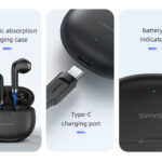 USAMS earphones με θήκη φόρτισης US-YO17