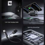 USAMS φορτιστής τοίχου CC264 με καλώδιο