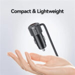 USAMS φορτιστής αυτοκινήτου CC287 με 2 σε 1 καλώδιο