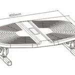 BRATECK υποπόδιο γραφείου FR-11B με ρυθμιζόμενη κλίση