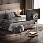 BRATECK βάση τηλεόρασης δαπέδου FS54-22T-02W