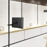 BRATECK βάση οθόνης για στύλο στήριξης LDA35-112