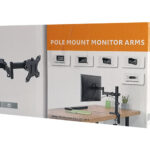 BRATECK βάση οθόνης για στύλο στήριξης LDA35-112