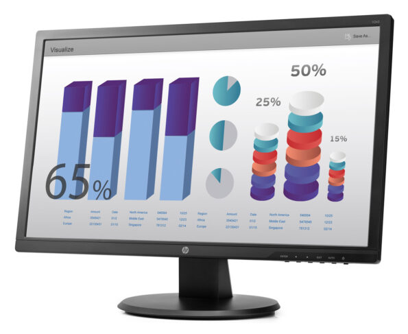 HP used οθόνη V243 LED