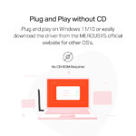 MERCUSYS ασύρματος USB αντάπτορας δικτύου MU6H