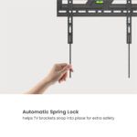 POWERTECH επιτοίχια βάση τηλεόρασης PT-1373