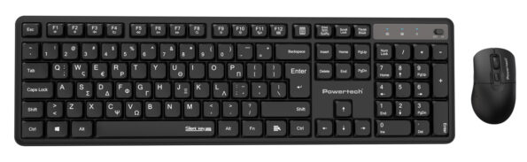 POWERTECH set ασύρματο ποντίκι & πληκτρολόγιο PT-1541