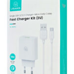 USAMS φορτιστής τοίχου SCXLTZ01 με καλώδιο micro USB