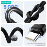 USAMS καλώδιο USB-C σε USB US-SJ693