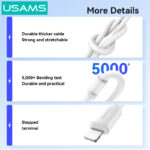 USAMS καλώδιο Lightning σε USB SJ762