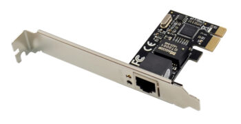 POWERTECH κάρτα επέκτασης PCIe σε 1x RJ45 ST714