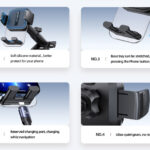 USAMS βάση smartphone αυτοκινήτου US-ZJ072 για ταμπλό/παρμπρίζ