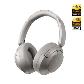 QCY H3S Headphones Grey - Type-C & Bluetooth 6.0 ANC iOS/Android Call Noise Cancelling Headset 102h