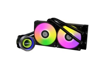 Lian Li Galahad II Trinity 240 Black - AIO GPU Liquid Cooler with ARGB Fans