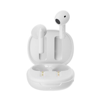 QCY AilyBuds E20 White- Hybrid ANC Semi-Ear TWS earbuds 6mics 13mm dynamic driver IPX4 BT5.4 35h