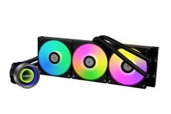 Lian Li Galahad II Trinity 360 Black - AIO GPU Liquid Cooler with ARGB Fans