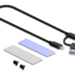 DELOCK θήκη για M.2 NVMe PCIe/SATA SSD 42019