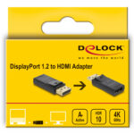 DELOCK αντάπτορας DisplayPort σε HDMI 61086