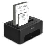 DELOCK docking station για 2.5" ή 3.5" SATA HDD/SSD 64187