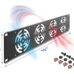 DELOCK κάλυμμα για 4x 80mm ανεμιστήρες 67416 για rack 19"/2U