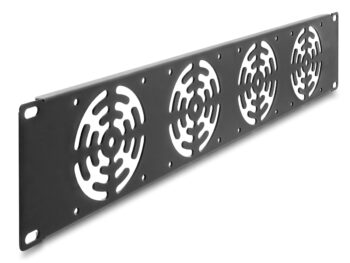DELOCK κάλυμμα για 4x 80mm ανεμιστήρες 67416 για rack 19"/2U