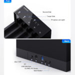 ORICO docking station για 2.5" ή 3.5" SATA HDD/SSD 6558US3-C