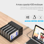 ORICO docking station για 2.5" ή 3.5" SATA HDD/SSD 6558US3-C