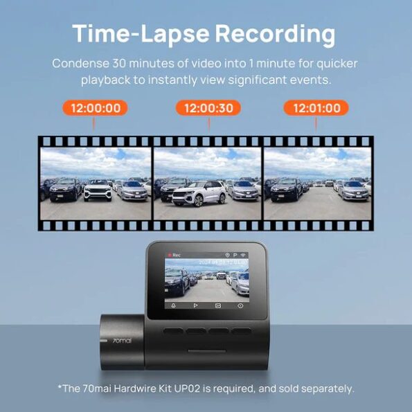 70mai_Dashcam_A200_-_time_lapse_recording