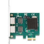 DELOCK κάρτα επέκτασης PCIe x1 σε 2x RJ45 Gigabit 88205