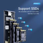 ORICO θήκη για 2x M.2 NVME SSD AM2C3-2N