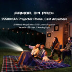 ULEFONE smartphone Armor 34 Pro Plus με βιντεοπροβολέα