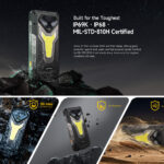 ULEFONE smartphone Armor 34 Pro Plus με βιντεοπροβολέα