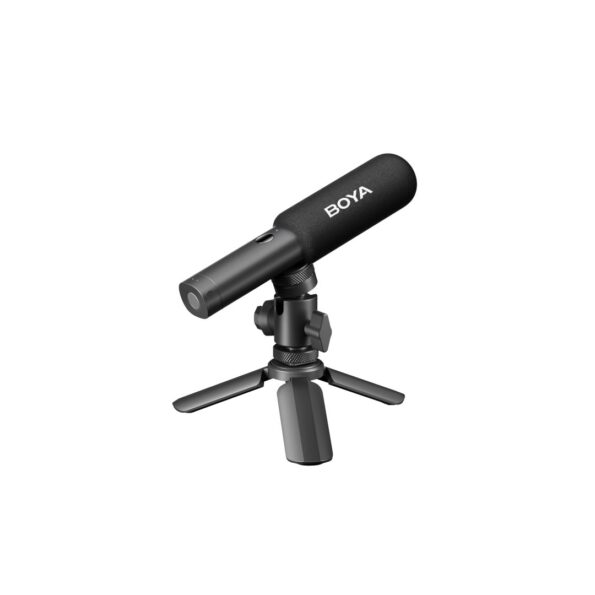 BOYA-Magic-on-Mini-Tripod-with-Foam-Windshield-1-Large