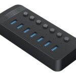ORICO USB hub CT2U3-7AB με διακόπτες