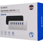 ORICO USB hub CT2U3-7AB με διακόπτες