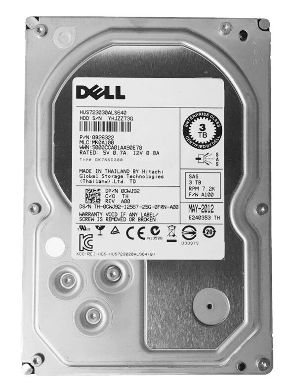 DELL used SAS HDD CWJ92