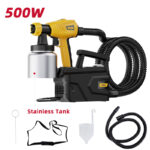 DELI ηλεκτρικό πιστόλι βαφής DC091-1 με δοχείο 800ml