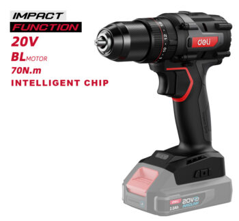 DELI κρουστικό δραπανοκατσάβιδο μπαταρίας DE-CZ20-1