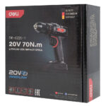 DELI κρουστικό δραπανοκατσάβιδο μπαταρίας DE-CZ20-1