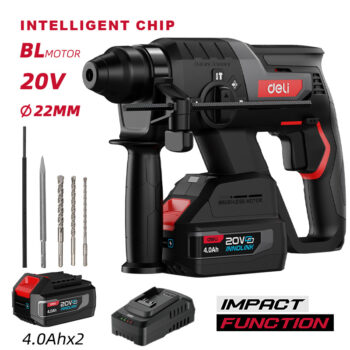 DELI κρουστικό σκαπτικό μπαταρίας DE-DC20-2D4