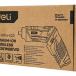 DELI κατσαβίδι μπαταρίας με μύτες DL-DP04-E2B1