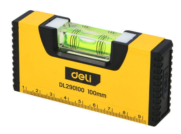 DELI αλφάδι DL290100 με 1 μάτι & κλίμακα