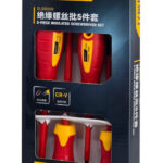 DELI σετ κατσαβίδια ηλεκτρολόγου DL510005 με μόνωση 1000V