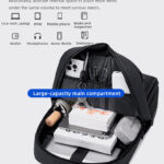 GOLDEN WOLF τσάντα πλάτης GB00705 με θήκη laptop 15.6"