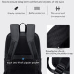 GOLDEN WOLF τσάντα πλάτης GB00705 με θήκη laptop 15.6"