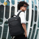 GOLDEN WOLF τσάντα πλάτης GB00707 με θήκη laptop 15.6"