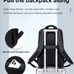 GOLDEN WOLF τσάντα πλάτης GB00707 με θήκη laptop 15.6"