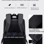 GOLDEN WOLF τσάντα πλάτης GB00707 με θήκη laptop 15.6"