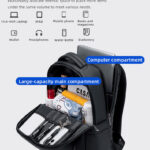 GOLDEN WOLF τσάντα πλάτης GB00731 με θήκη laptop 15.6"