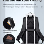 GOLDEN WOLF τσάντα πλάτης GB00731 με θήκη laptop 15.6"